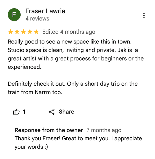 Google review 11