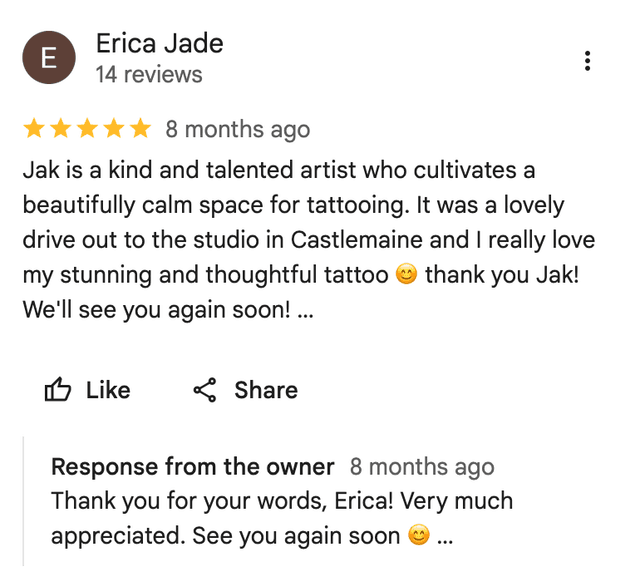 Google review 5